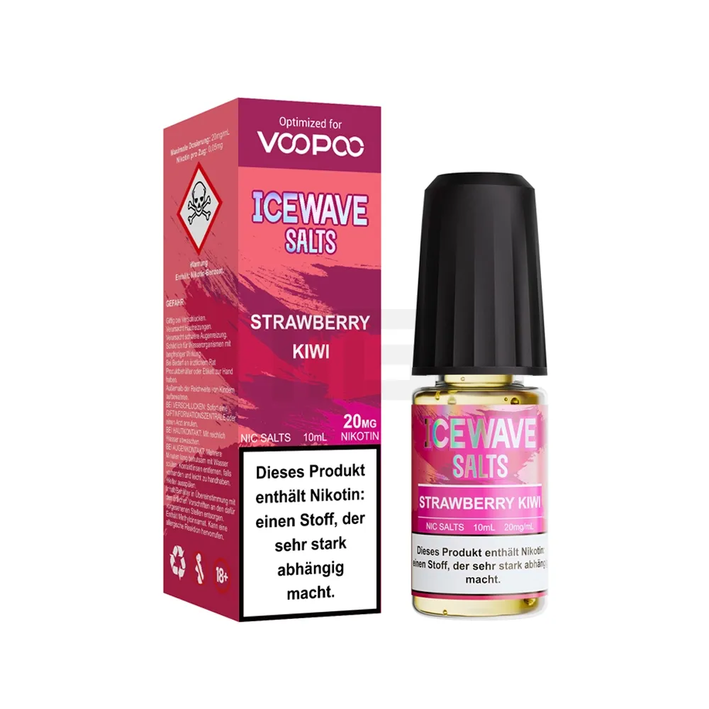 Icewave - Salts - Nikotinsalz-Liquid - Strawberry Kiwi - 10ml - 20mg