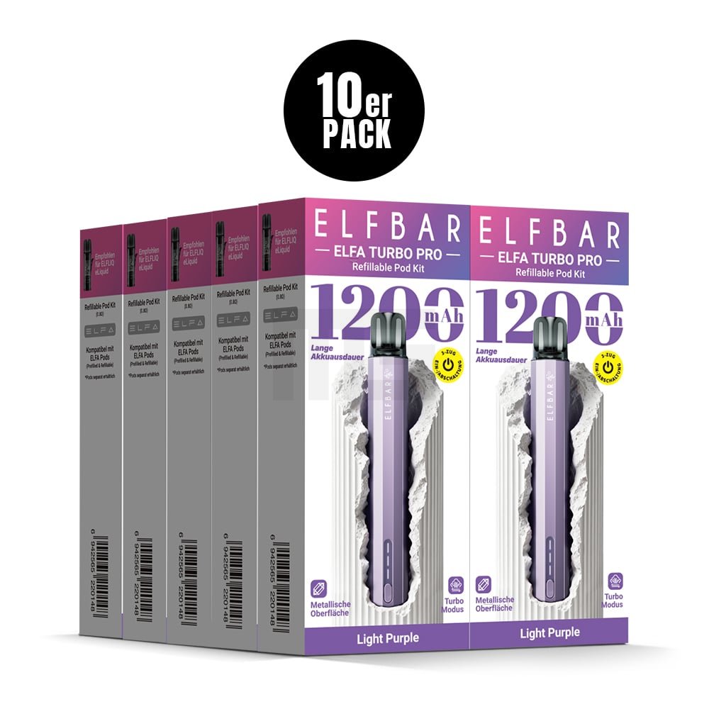 Elfbar - ELFA TURBO PRO - Basisgerät - Light Purple Elfbar - ELFA TURBO PRO - Basisgerät - Light Purple