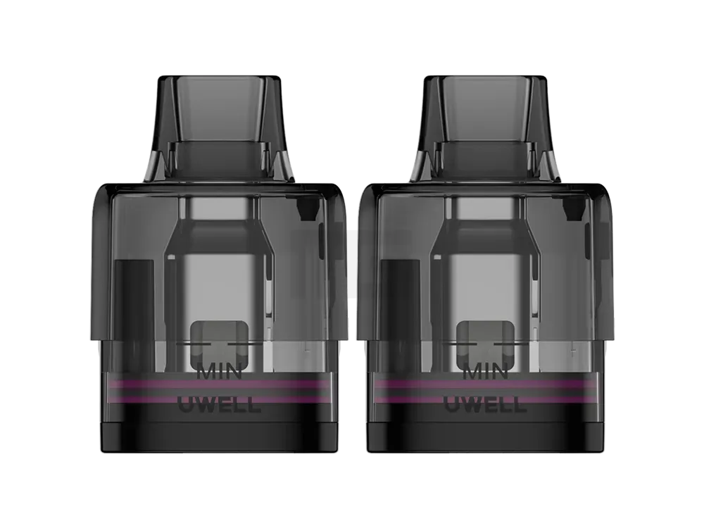 Uwell - Typhos - Dual Mesh Pod Tank Verdampfer - 6ml - 2er Paket - Side-Fill - 0.3 Ohm