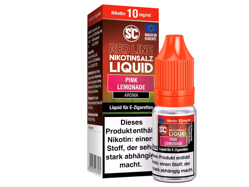 SC Red Line - Nikotinsalzliquid - 10ml - 10mg - Pink Lemonade