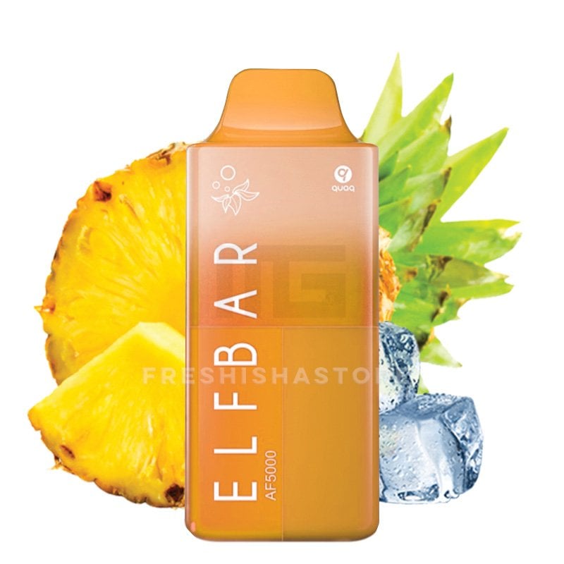 elf-bar-af5000-e-zigarette-sour-pineapple-ice Elfbar - AF5000 - Einweg E-Zigarette - Sour Pineapple Ice - 20mg