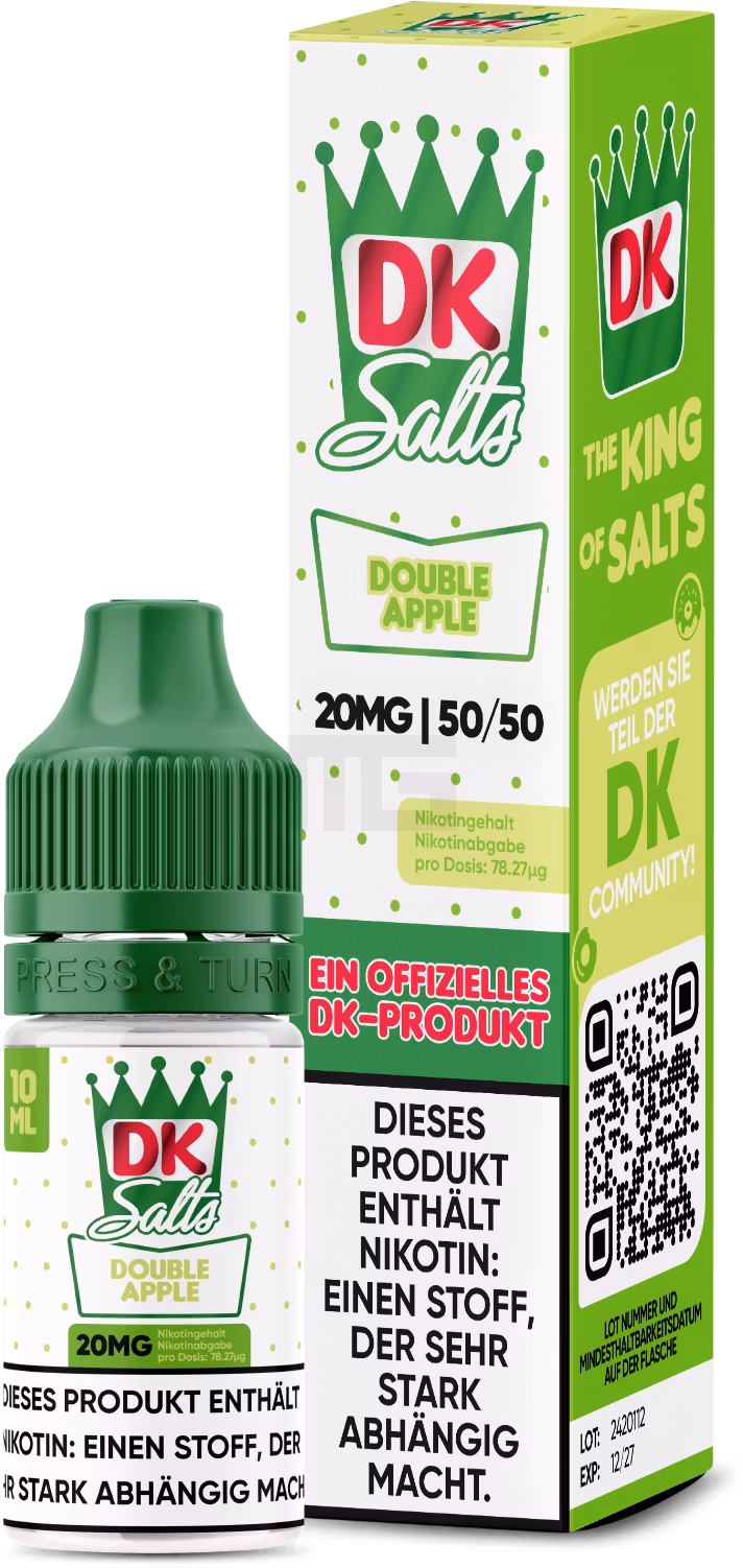 DK Salts - Nikotinsalz-Liquid - 10ml - Double Apple - 20mg