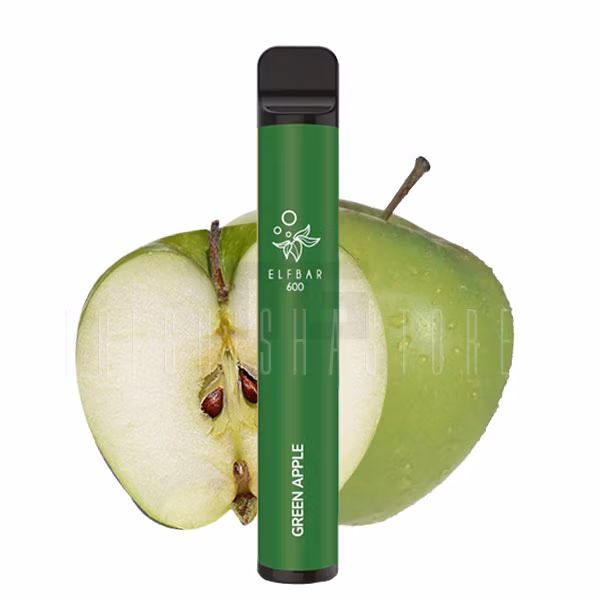 Elf Bar 600 Einweg E-Zigarette - Green Apple - 20mg