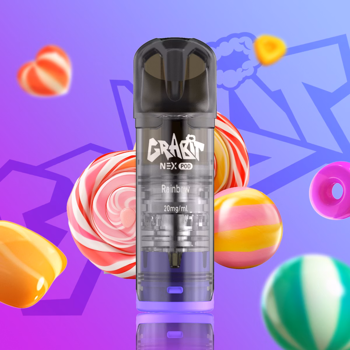 GRABIT - Nex - Prefilled Pod - 2ml - 2er Pack - Rainbow