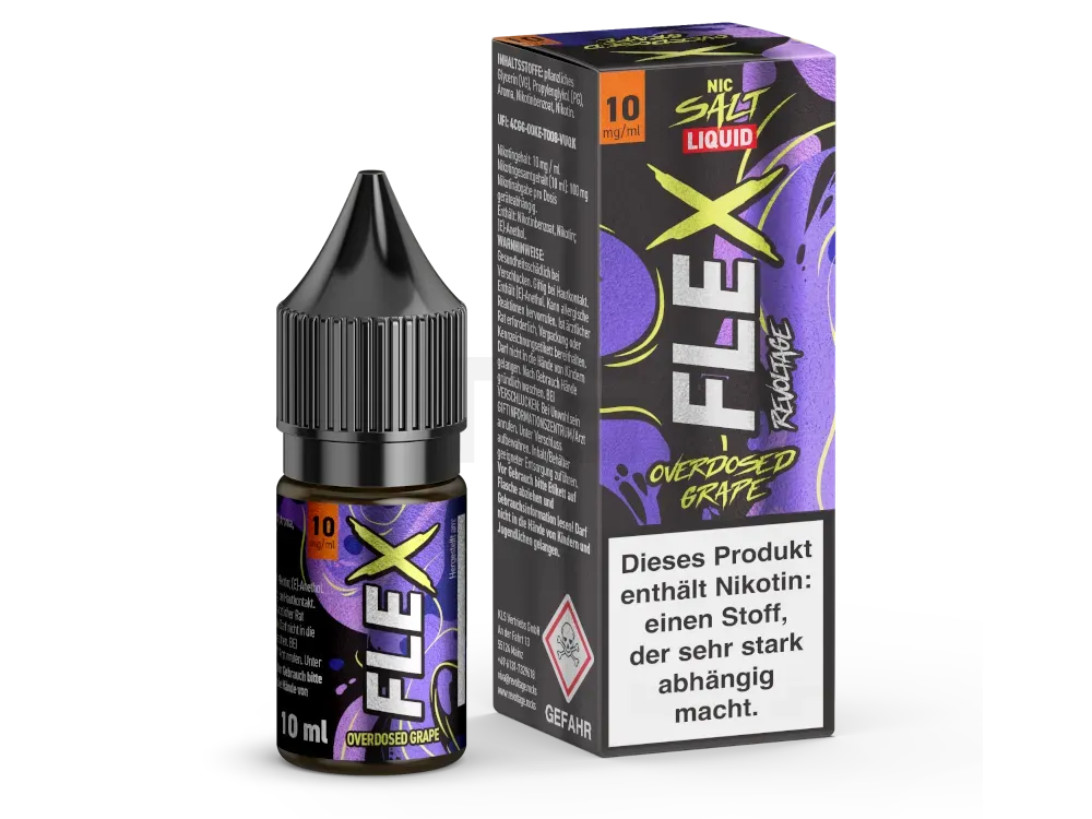 Revoltage - Flex - Nikotinsalzliquid - 10ml - Grape - 10mg Revoltage - Flex - Nikotinsalzliquid - 10ml - Grape - 10mg