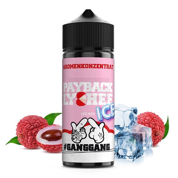 GANGGANG - Aroma - 10ml - Payback Lychee Ice | Inhalt : 10ml | Nikotinstärke : 0mg | Paketgröße : 1er Packung