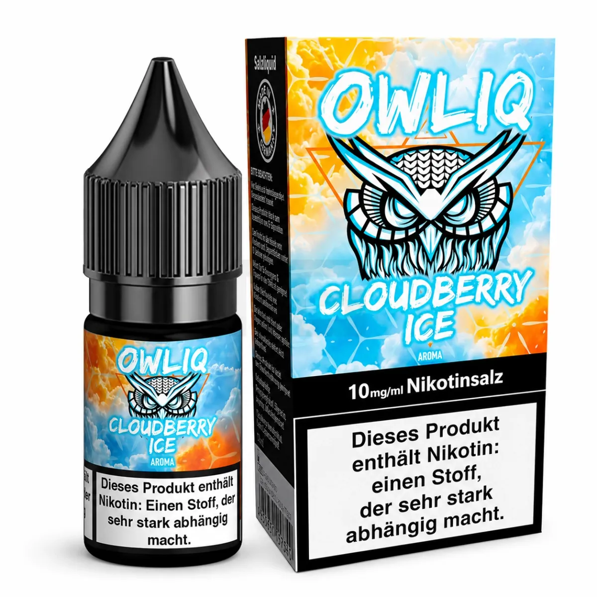 OWL - Owliq - 10ml - Cloudberry Ice | Nikotinsalz-Stärke : 10mg OWL - Owliq - 10ml - Cloudberry Ice | Nikotinsalz-Stärke : 10mg