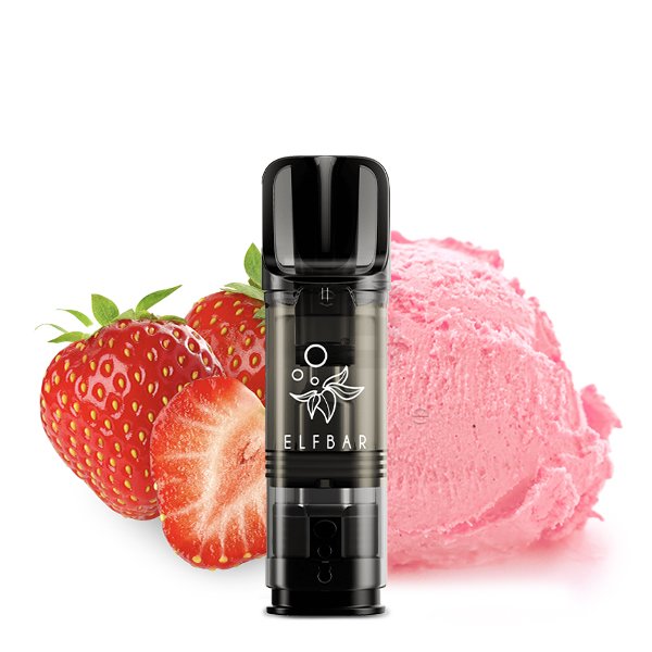 Elfbar - ELFA - Prefilled Pod - 2ml - 2er Pack - Strawberry Ice Cream
