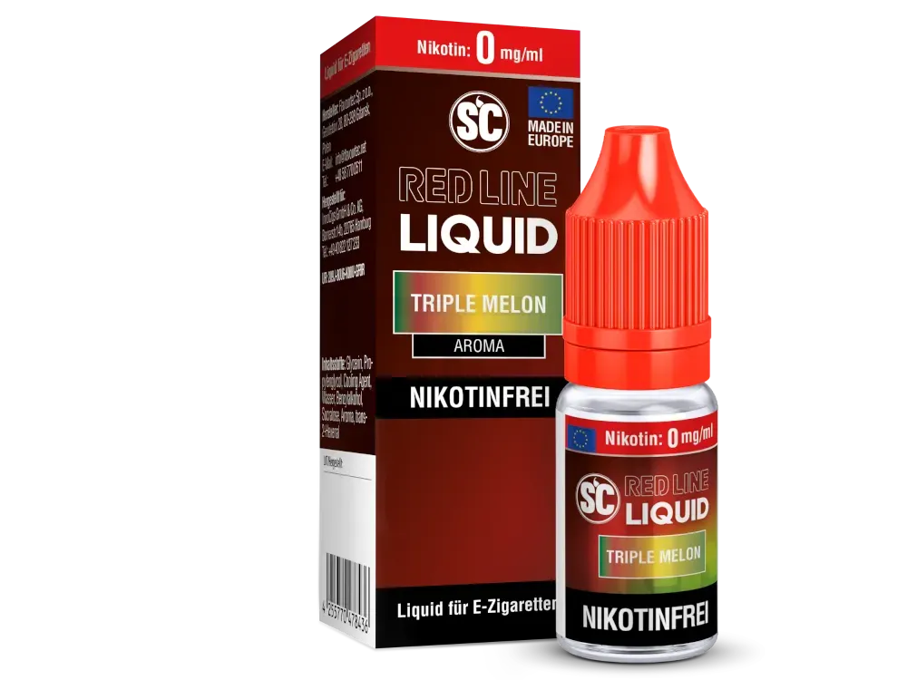 SC Red Line - Nikotinsalzliquid - 10ml - 0mg - Triple Melon SC Red Line - Nikotinsalzliquid - 10ml - 0mg - Triple Melon