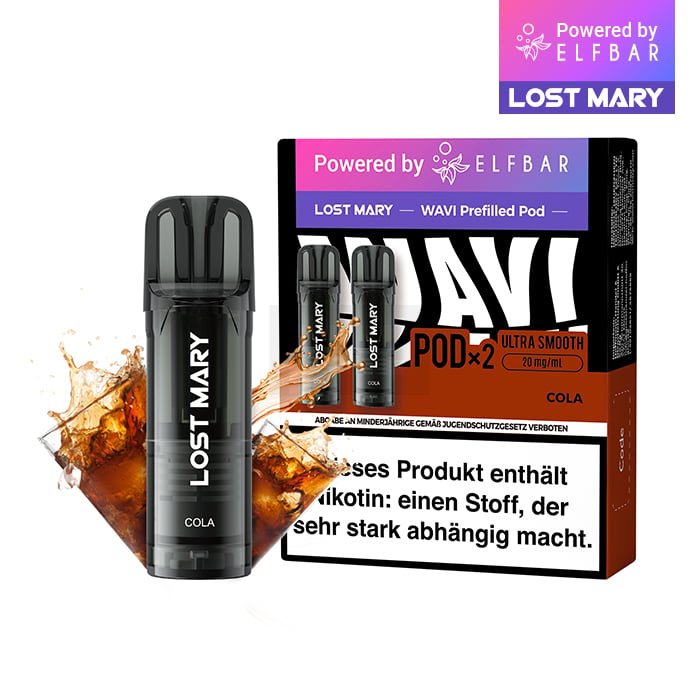 Lost Mary - Wavi - Prefilled Pods - Cola - 20mg Lost Mary - Wavi - Prefilled Pods - Cola - 20mg