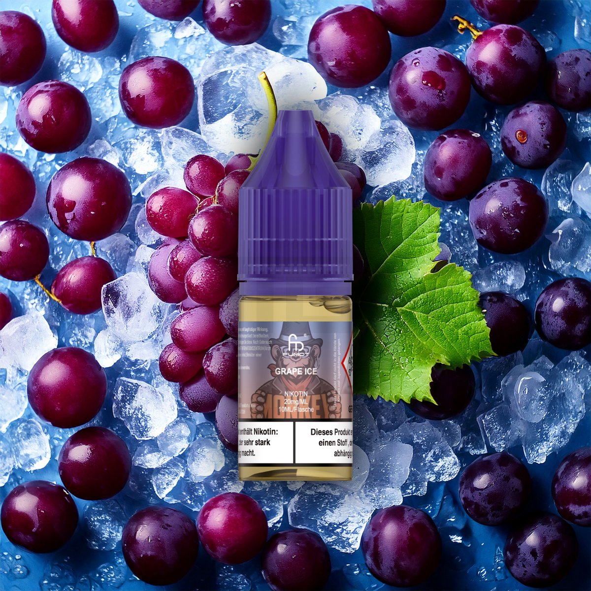 RandM - Tornado - Nikotinsalz-Liquid - 10ml - Grape Ice 10mg RandM - Tornado - Nikotinsalz-Liquid - 10ml - Grape Ice 10mg
