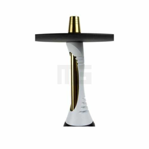 alpha-hookah-shisha-model-s-snow-kohleteller-rauchsauele Alpha Hookah - Model S - Snow White - Rainbow