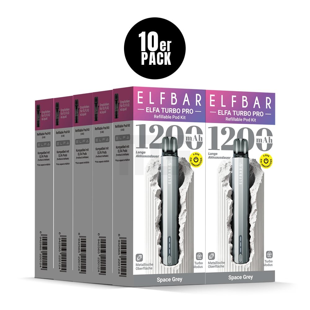 Elfbar - ELFA TURBO PRO - Basisgerät - Space Grey