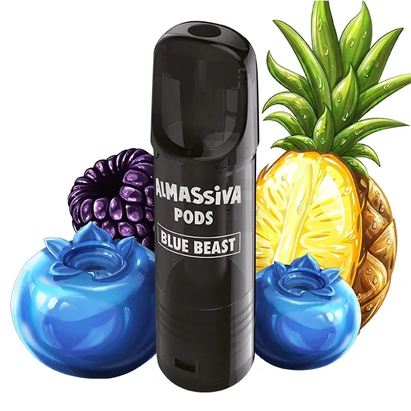 Al Massiva - Prefilled Pod - 2ml - 2er Pack - Blue Beast