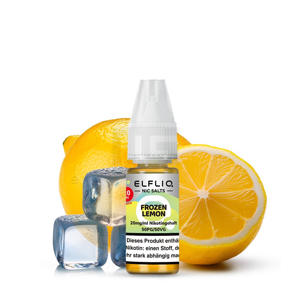 Elfbar - ElfLiq - 10ml - Frozen Lemon | Nikotinsalz-Stärke : 20mg Elfbar - ElfLiq - 10ml - Frozen Lemon | Nikotinsalz-Stärke : 20mg