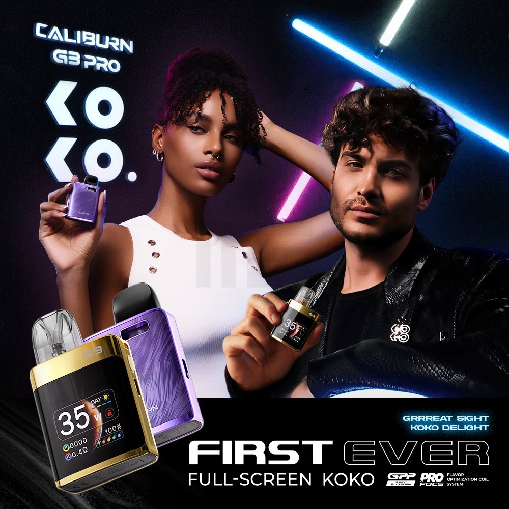 uwell-caliburn-g3-pro-koko-11 Uwell - Caliburn G3 - Pro Koko - Pod Kit - Space Grey