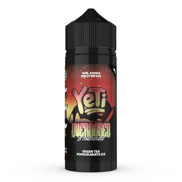 Yeti Overdosed - Green Tea Pomegranate Ice - Aroma - 10ml Yeti Overdosed - Green Tea Pomegranate Ice - Aroma - 10ml