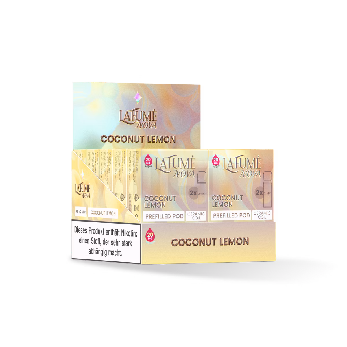 La Fume Nova - Prefilled Pods - 20mg - Coconut Lemon