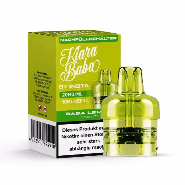 KIARABABA - Nachfülltank - 10ml - Baba Lemon KIARABABA - Nachfülltank - 10ml - Baba Lemon