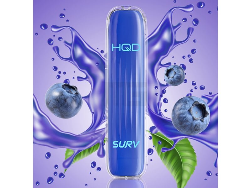 HQD - SURV - Einweg E-Zigarette - Blueberry - 20mg HQD - SURV - Einweg E-Zigarette - Blueberry - 20mg