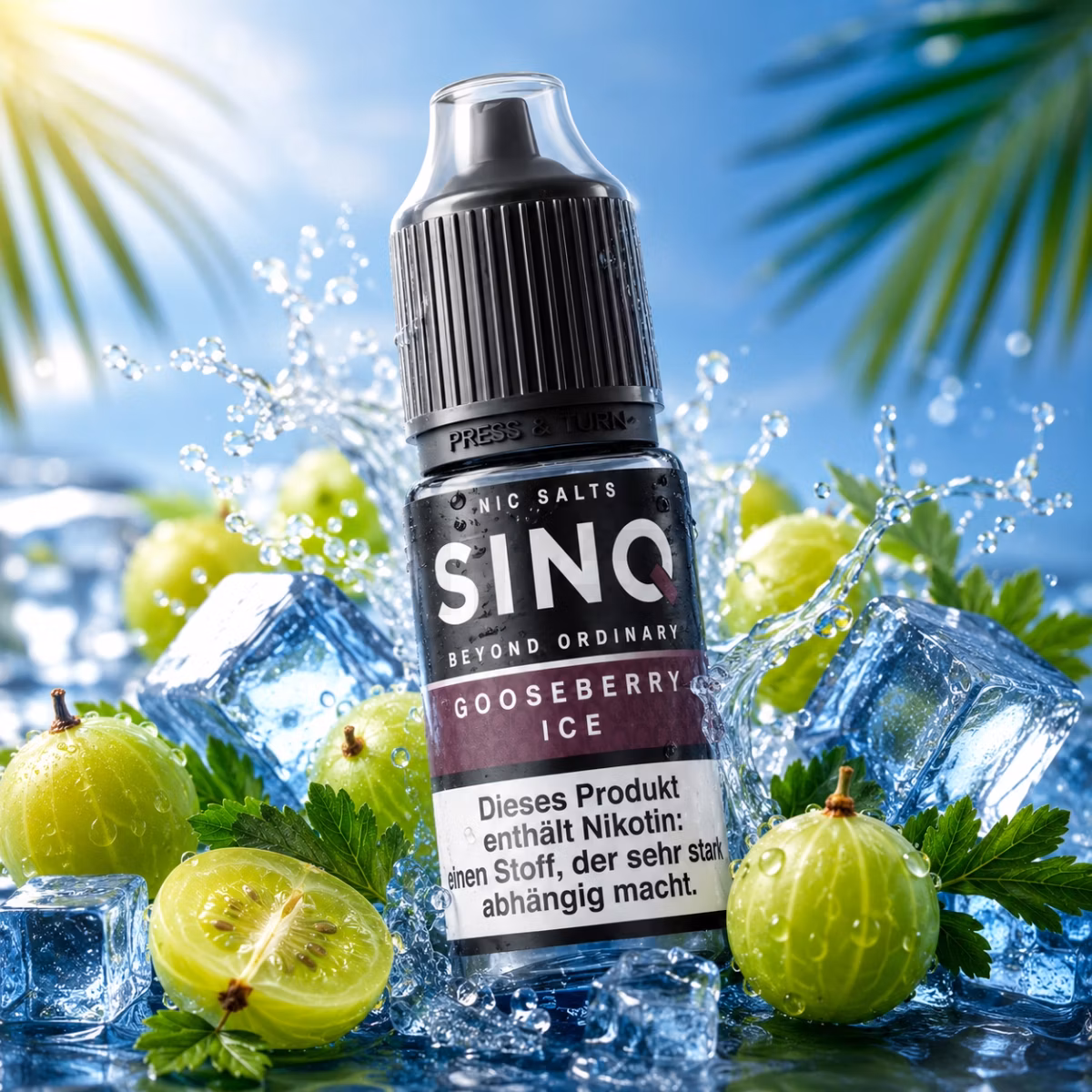 SINQ - Gooseberry Ice - Nikotinsalz Liquids - 10ml - 20mg