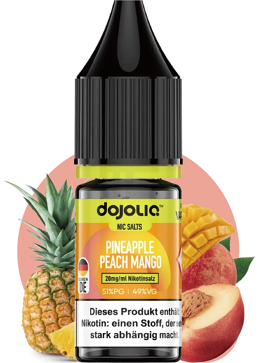 Vaporesso - Dojoliq - Nikotinsalz-Liquid - 10ml - Pineapple Peach Mango - 10mg