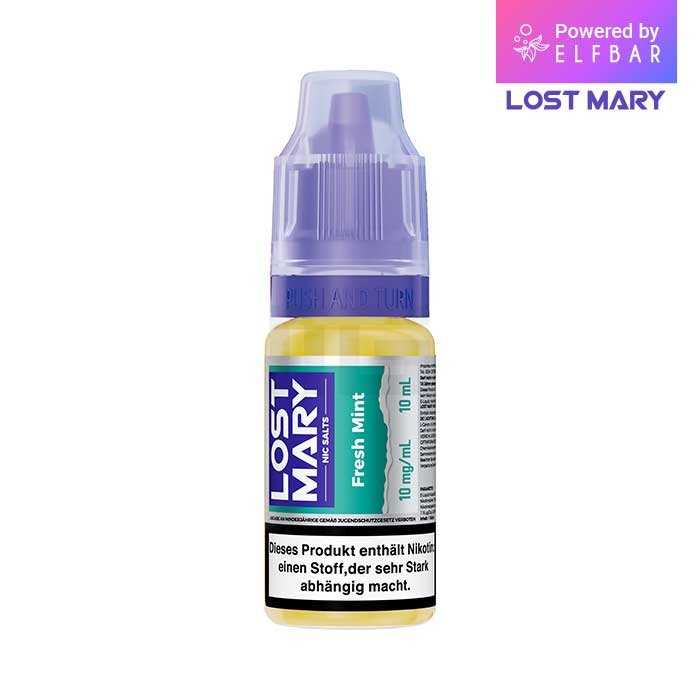Lost Mary Nikotinsalz-Liquid - Fresh Mint | Nikotinsalz-Stärke : 10mg