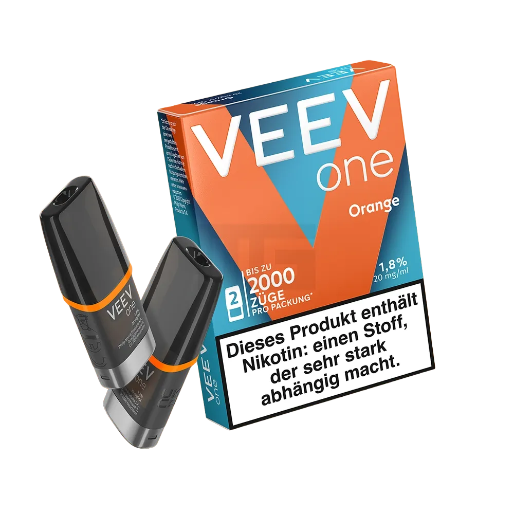 VEEV - ONE - Prefilled Pod - 2ml - Orange | Paketgröße : 1er Packung VEEV - ONE - Prefilled Pod - 2ml - Orange | Paketgröße : 1er Packung