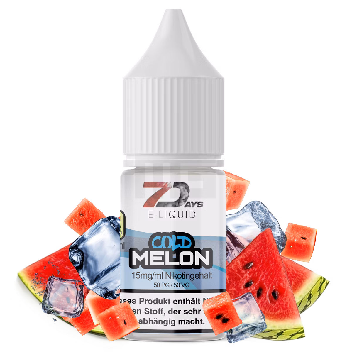 7Days - E-Liquid - 10ml - Cold Melon | Nikotinsalz-StÀrke : 15mg 7Days - E-Liquid - 10ml - Cold Melon | Nikotinsalz-StÀrke : 15mg