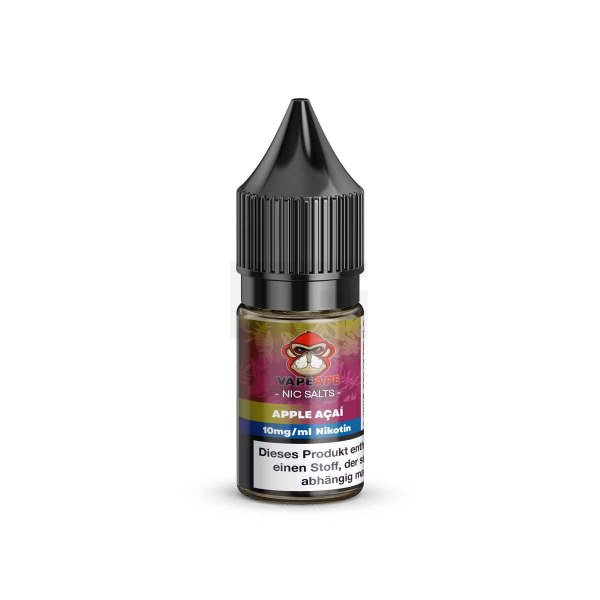 VapeApe - Nikotinsalz-Liquid - 10ml - Apple Açaí | Nikotinsalz-Stärke : 10mg VapeApe - Nikotinsalz-Liquid - 10ml - Apple Açaí | Nikotinsalz-Stärke : 10mg