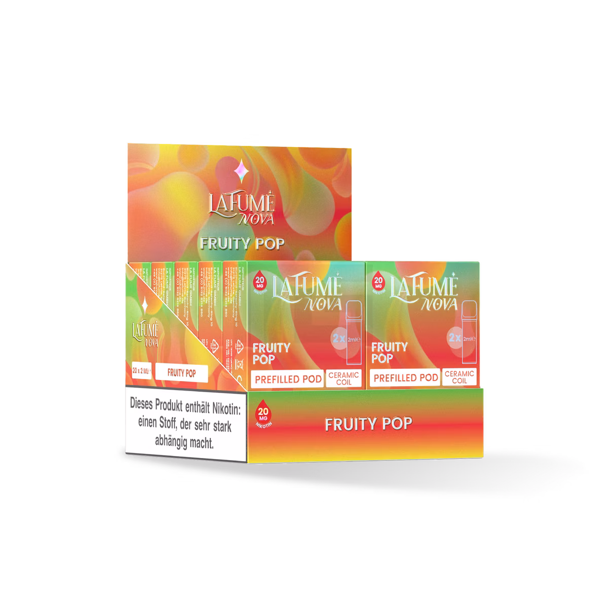 La Fume Nova - Prefilled Pods - 20mg - Fruity Pop