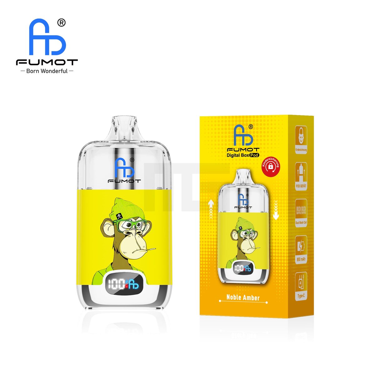 RandM - Digital Box - Pod Kit - Noble Amber