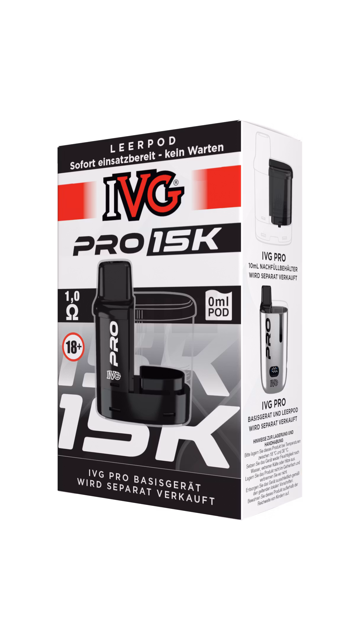 IVG - Pro 15K - Leerpod - 0.8 Ohm