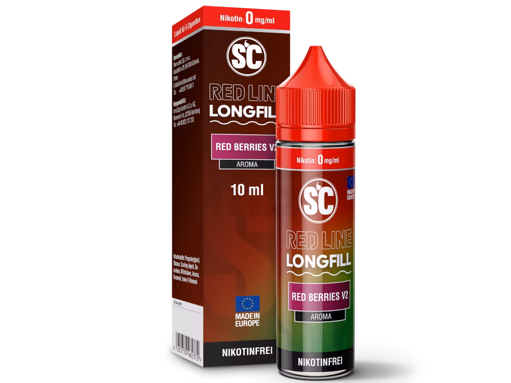 SC Red Line - Aroma - 10ml - Red Berries V2 | Inhalt : 10ml | Nikotinstärke : 0mg | Paketgröße : 1er Packung