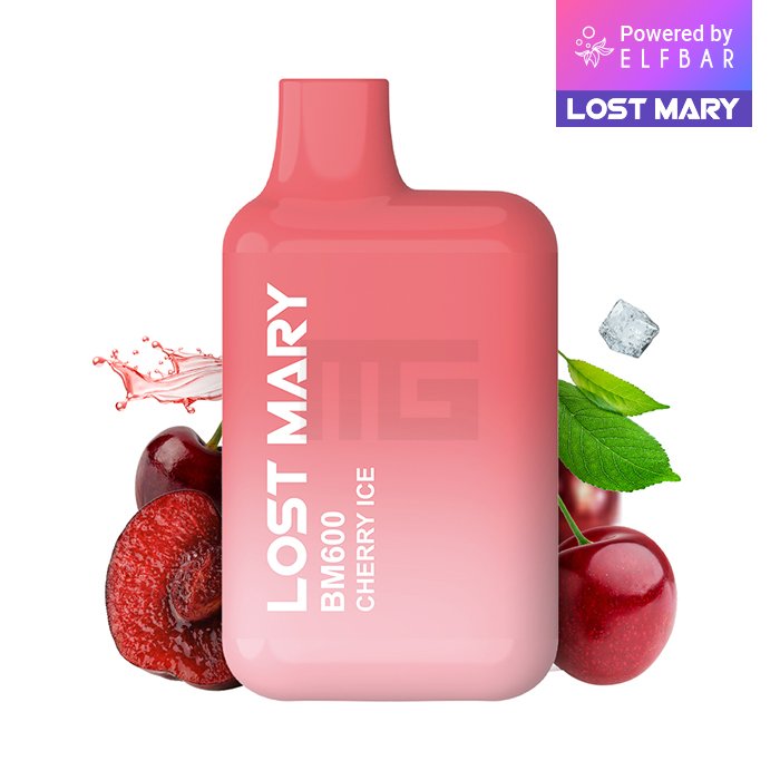 Lost Mary - BM600 - Einweg E-Zigarette - Cherry Ice - 20mg - 1er Packung Lost Mary - BM600 - Einweg E-Zigarette - Cherry Ice - 20mg - 1er Packung