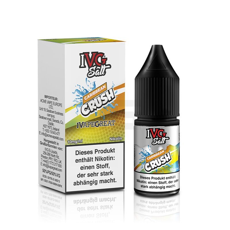 ivg-salts-caribbean-crush-nikotinsalz-liquid-10ml IVG - Salt - Caribbean Crush - Nikotinsalz-Liquid - 10ml