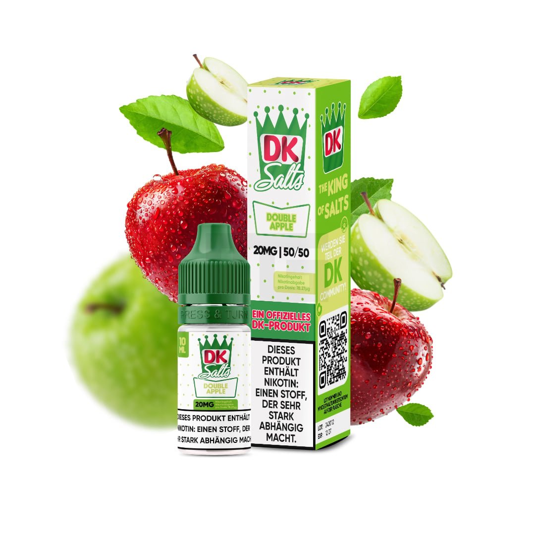 DK Salts - Nikotinsalz-Liquid - 10ml - Double Apple - 20mg DK Salts - Nikotinsalz-Liquid - 10ml - Double Apple - 20mg