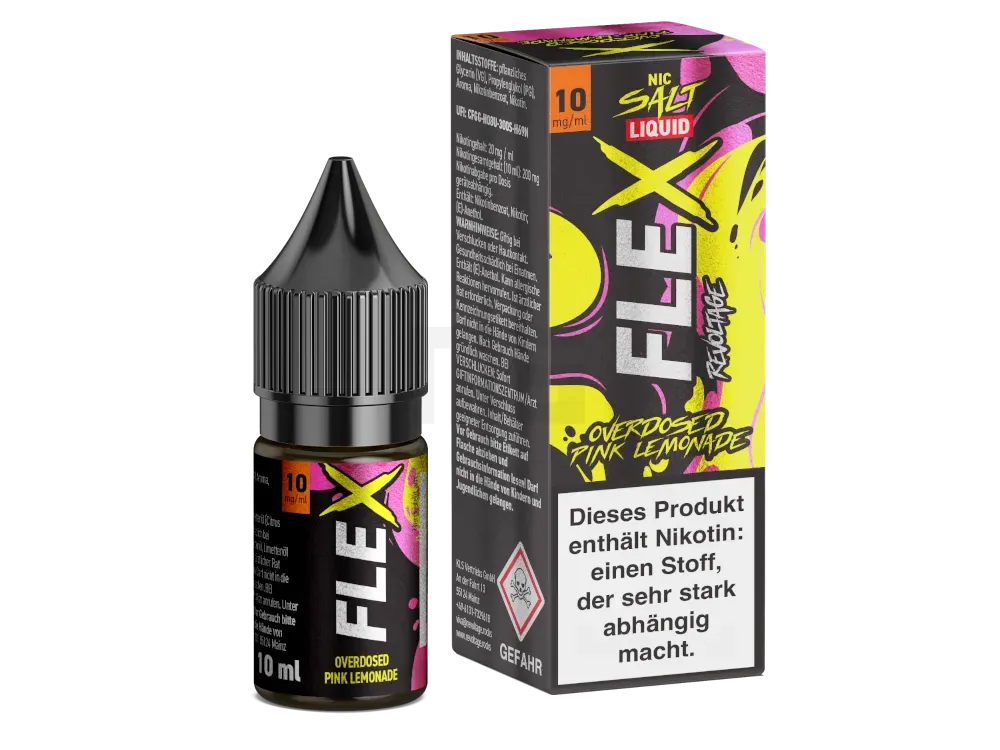 Revoltage - Flex - Nikotinsalzliquid - 10ml - Pink Lemonade - 10mg Revoltage - Flex - Nikotinsalzliquid - 10ml - Pink Lemonade - 10mg
