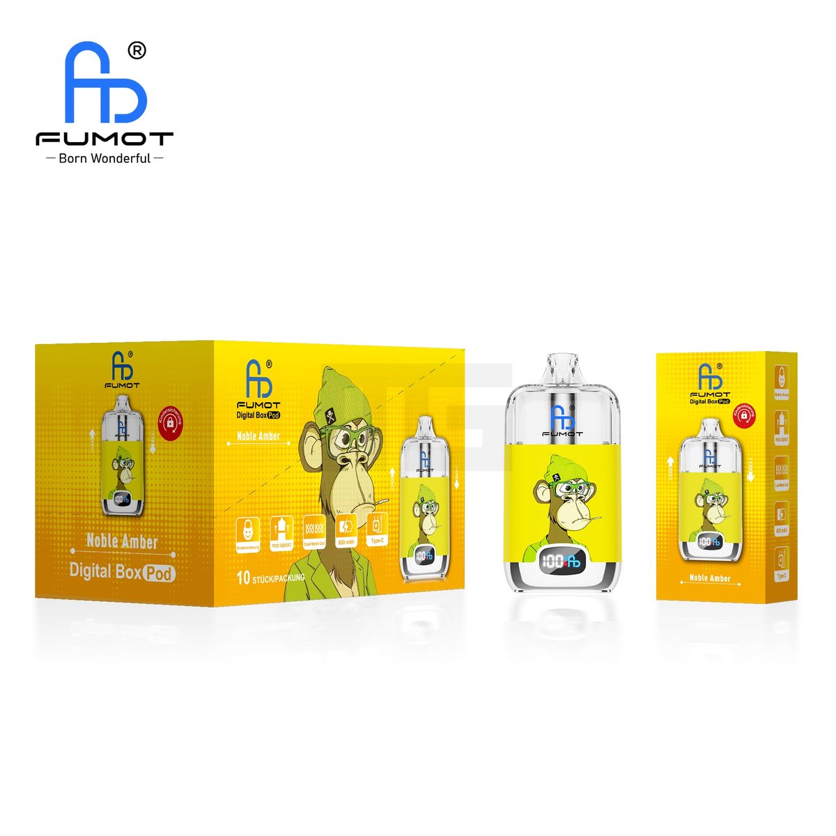 RandM - Digital Box - Pod Kit - Noble Amber