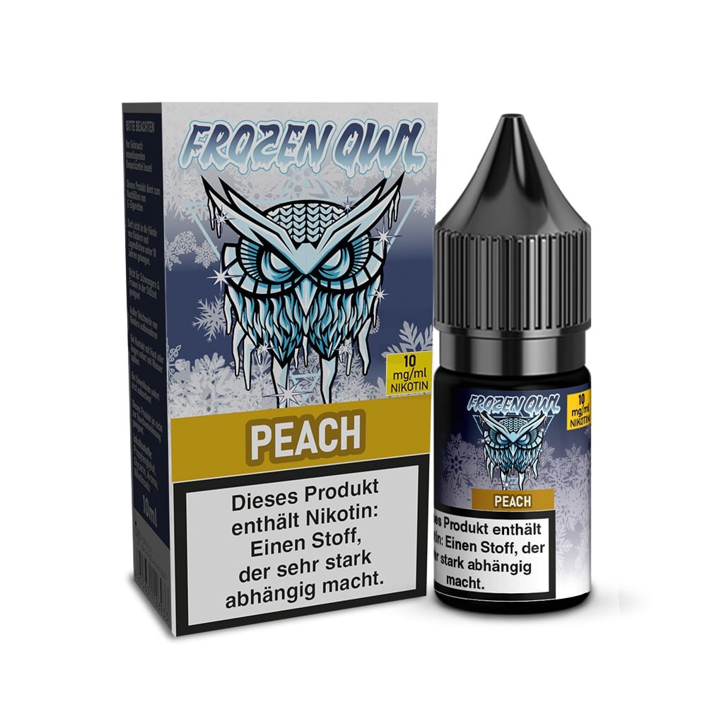 Frozen OWL - Nikotinsalz Liquid - 10ml - Peach - 10ml - 10mg Frozen OWL - Nikotinsalz Liquid - 10ml - Peach - 10ml - 10mg