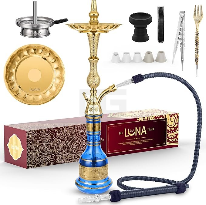 Luna Hookah - Tradi Shisha - Komplettset - Blau