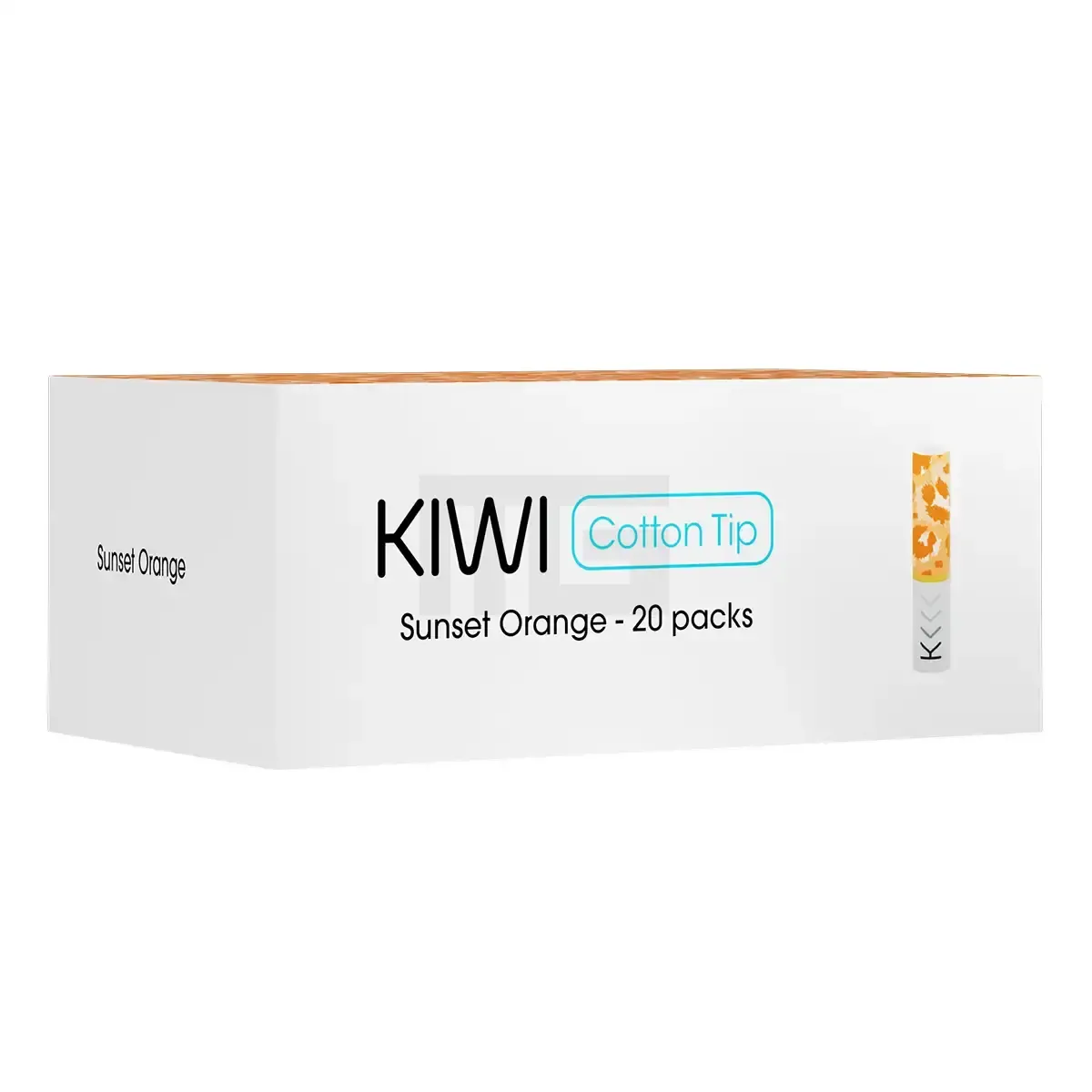 KIWI Cotton Filter Tips Sunset Orange 20 Stk. KIWI Cotton Filter Tips Sunset Orange 20 Stk.