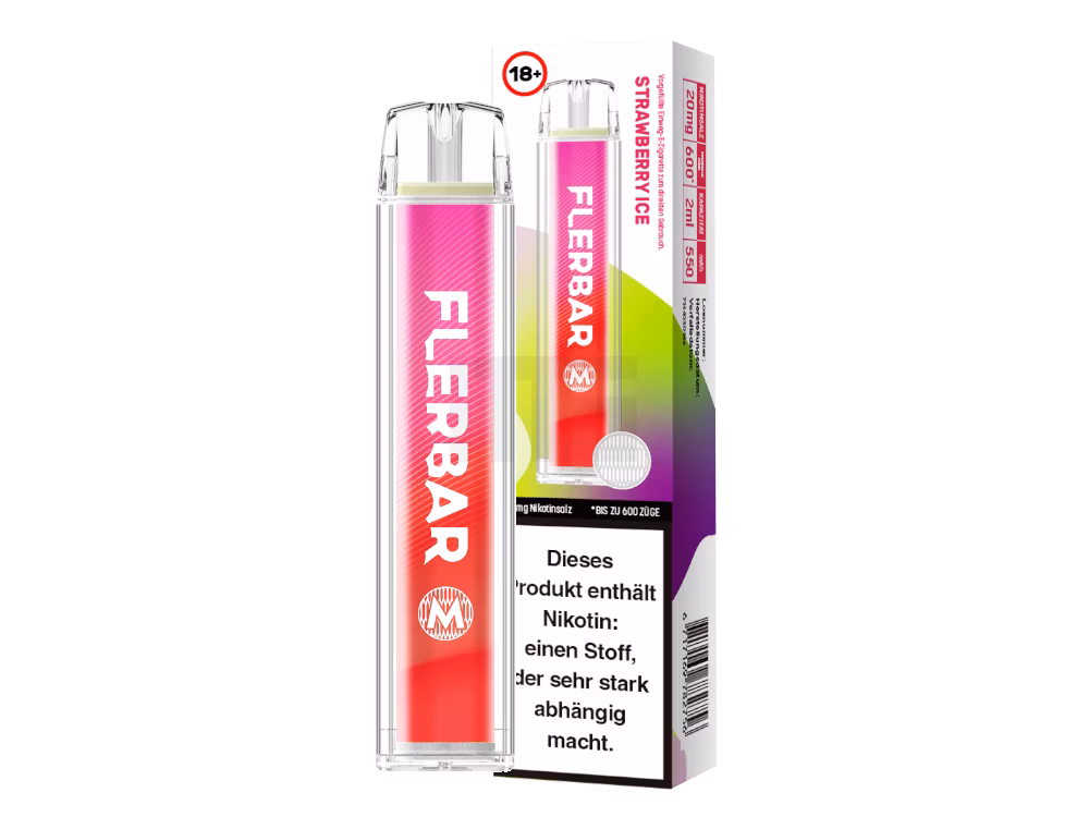 Flerbar - Einweg E-Zigarette - CP - Strawberry Ice