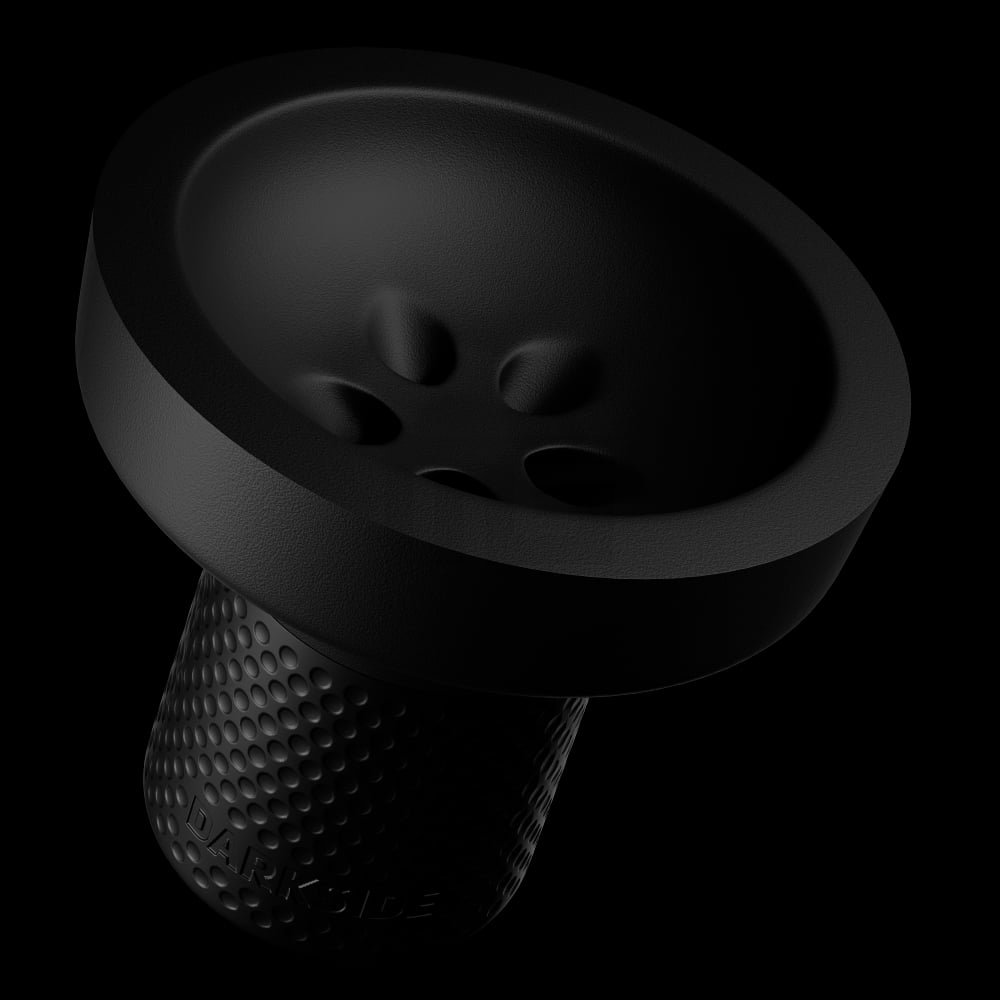 Darkside - Hookah Bowl - SHOT - Dark Black