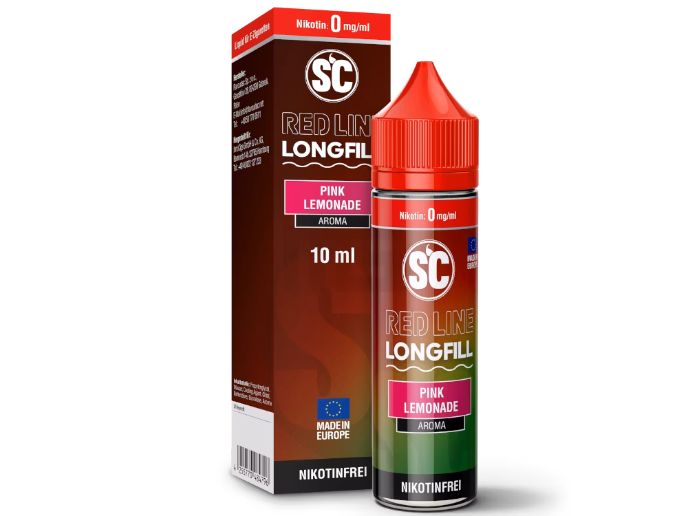 SC Red Line - Aroma - 10ml - Pink Lemonade | Inhalt : 10ml | Nikotinstärke : 0mg | Paketgröße : 1er Packung