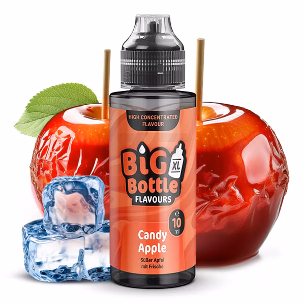 Big Bottle - Aroma - 10ml - Candy Apple | Inhalt : 10ml | Nikotinstärke : 0mg | Paketgröße : 1er Packung Big Bottle - Aroma - 10ml - Candy Apple | Inhalt : 10ml | Nikotinstärke : 0mg | Paketgröße : 1er Packung