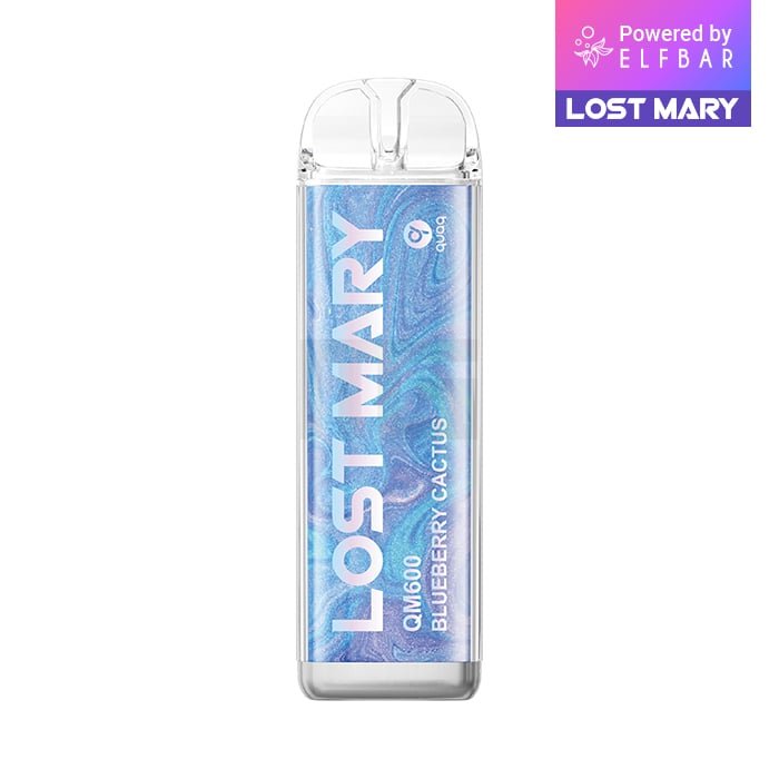 Lost Mary - QM600 - Einweg E-Zigarette - Blueberry Cactus | Nikotinsalz-Stärke : 20mg | Paketgröße : 1er Packung