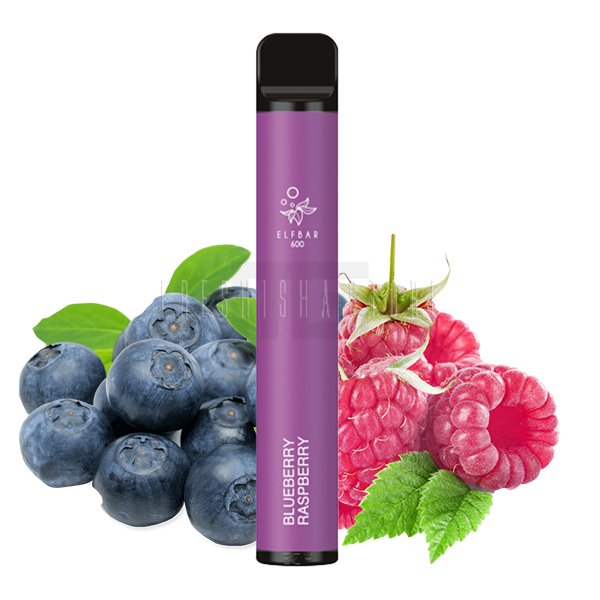 Elf Bar 600 Einweg E-Zigarette - Blueberry Raspberry - 20mg