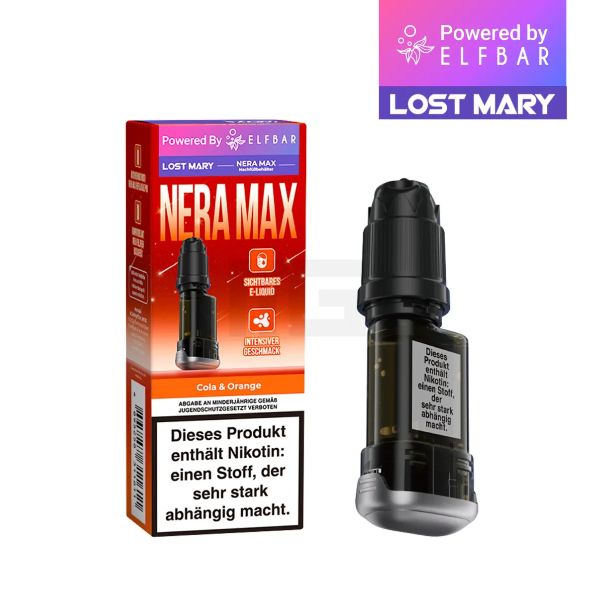 Lost Mary - Nera Max - Nachfüllbehälter - Cola & Orange Lost Mary - Nera Max - Nachfüllbehälter - Cola & Orange