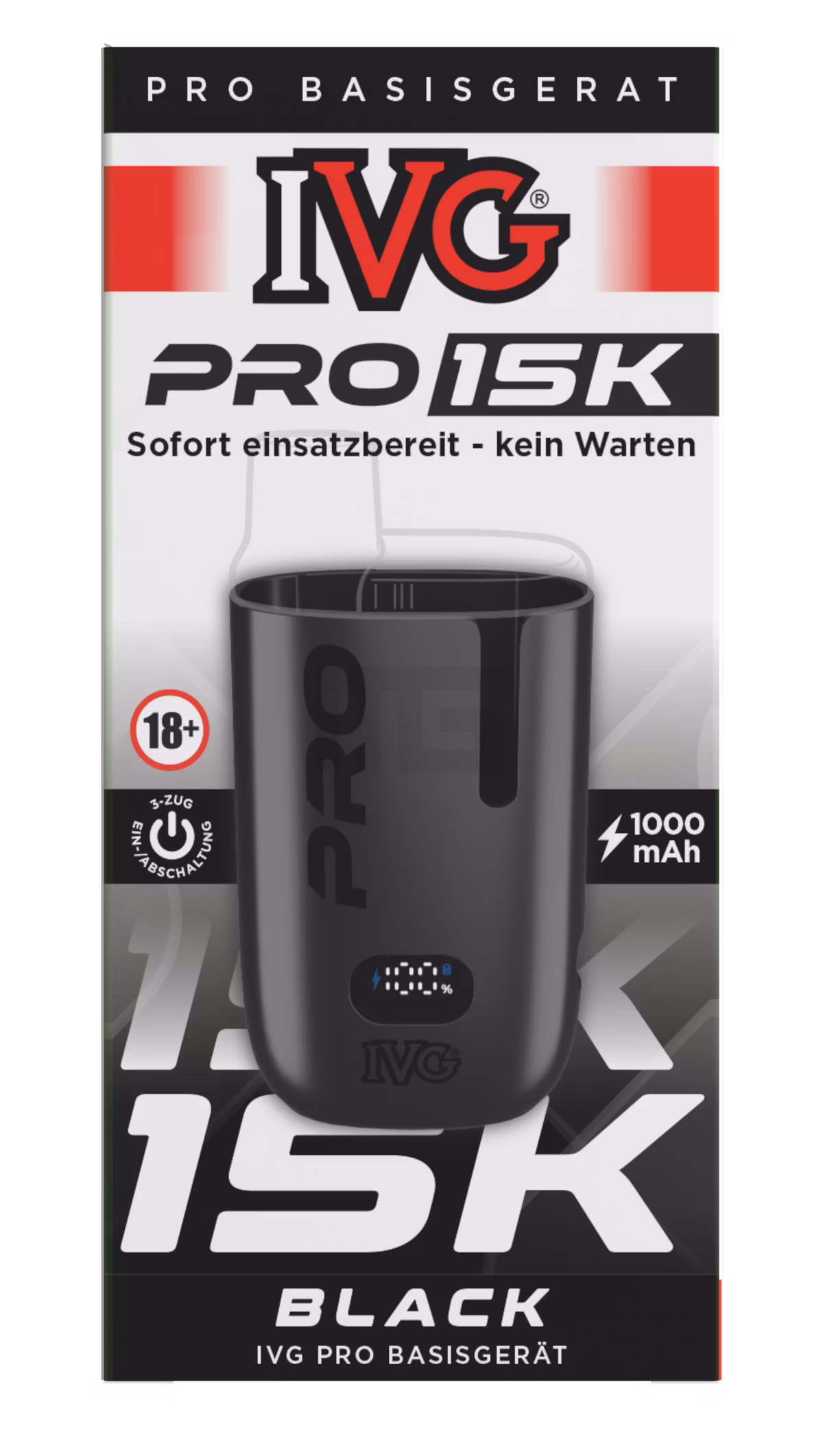 IVG - Pro 15K - Basisgerät - Black